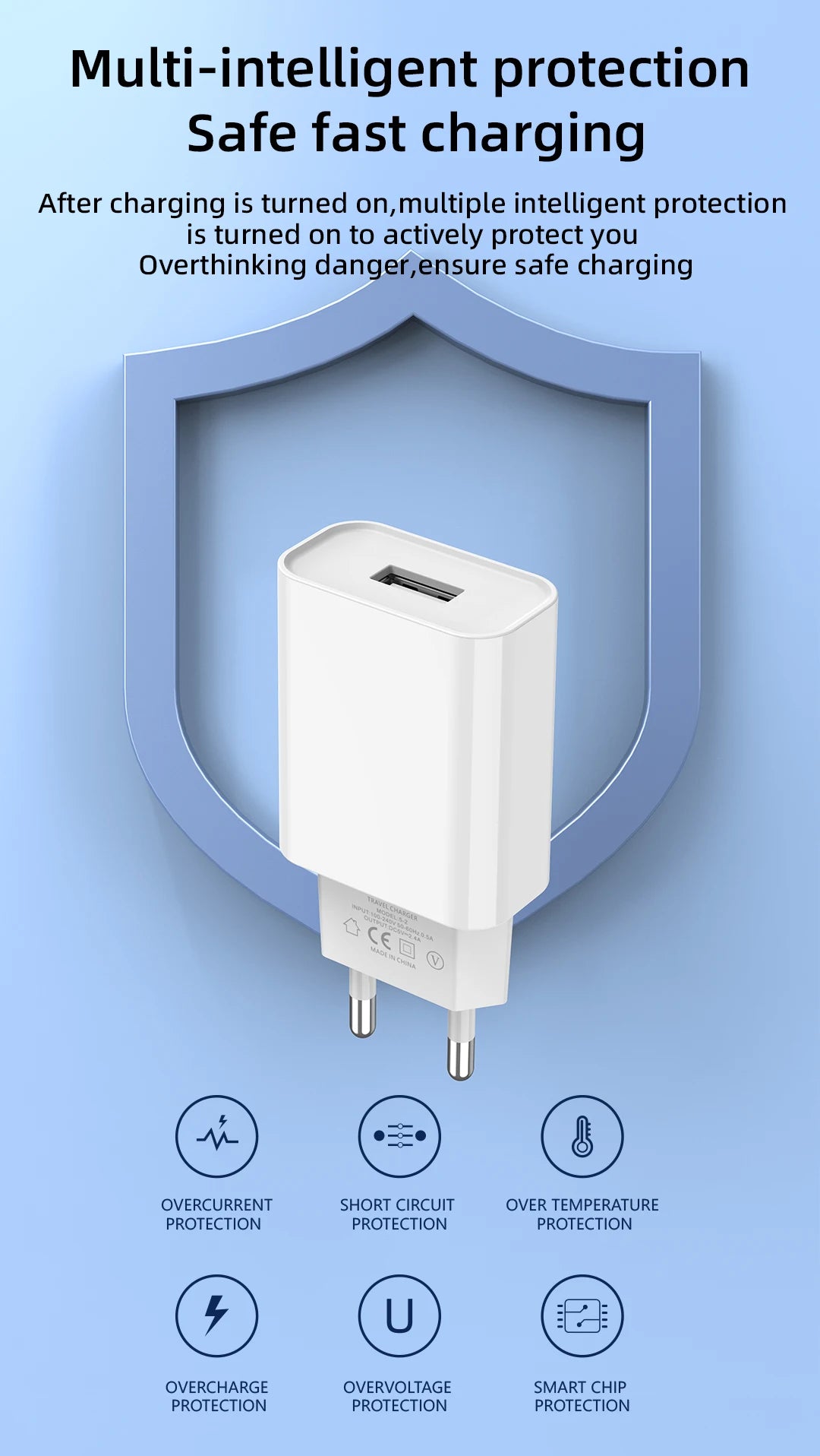 Chargeur Pulsea USB 20W Chargeur